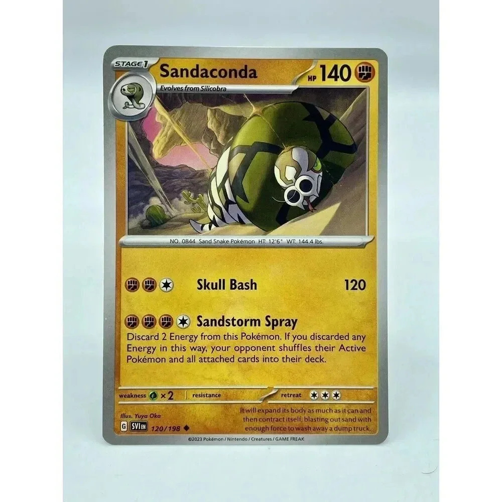 Sandaconda 120/198 Scarlet & Violet Non-Holo Pokémon TCG Mint Unplayed